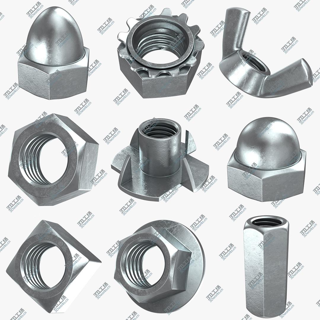 images/goods_img/202104091/Nut Bolt Collection 3D model/1.jpg